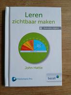 John Hattie - Leren zichtbaar maken, Boeken, John Hattie, Ophalen of Verzenden, Zo goed als nieuw, Nederlands