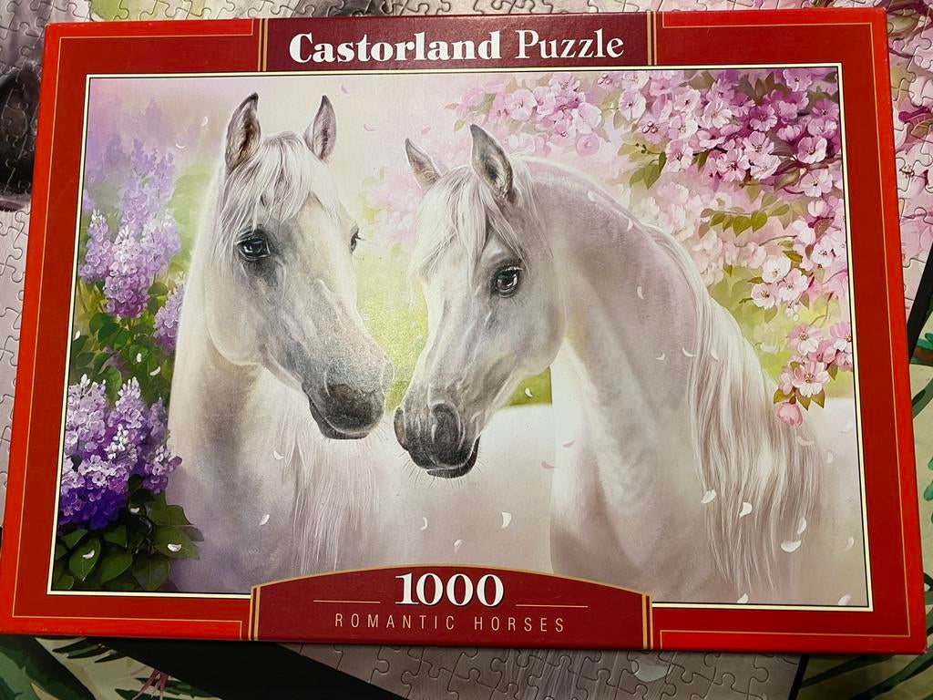 Puzzel castorland paarden, Ophalen, Meer dan 50 stukjes, Zo goed als nieuw, 6 jaar of ouder