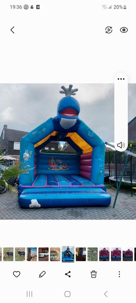 Springkasteel Opknapper - Leuk Project!, Kinderen en Baby's, Speelgoed | Buiten | Springkussens, Gebruikt, Ophalen