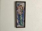 Maria met kindje Jezus op glas van Piet Coppens, Ophalen