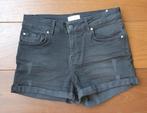 Denim stretch short zwart (Anti Blue - M), Ophalen, Anti Blue, Zwart, Zo goed als nieuw