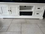 Witte tv meubel De Bommel, Ophalen, 150 tot 200 cm, Zo goed als nieuw, Minder dan 100 cm