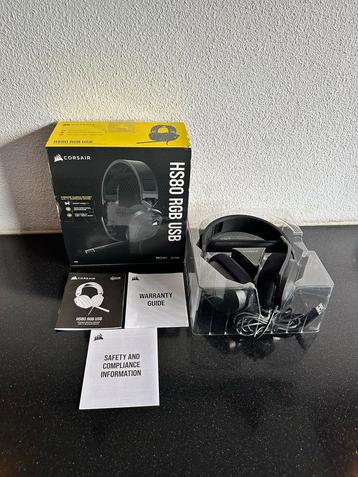 Corsair HS80 RGB USB Headset - Zo goed als nieuw! beschikbaar voor biedingen