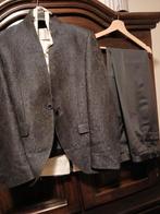 3 delig kostuum zgan  1 keer gedragen als trouwpak pak.d bla, Ophalen of Verzenden, Zo goed als nieuw, Blauw