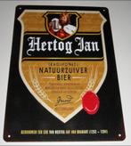 HERTOG JAN : Bord Hertog Jan - Traditioneel Zuiver Bier, Verzamelen, Biermerken, Verzenden, Nieuw, Reclamebord, Plaat of Schild