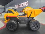 Dump Truck - elektrische kantelbak - 12 volt - leren zit -RC, Ophalen of Verzenden, Nieuw, Afstandsbediening