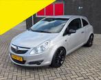 Opel Corsa 1.2 16V  2009 Grijs NIEUWE APK / AIRCO / NAVI !!, Stof, Zwart, 1229 cc, Bedrijf