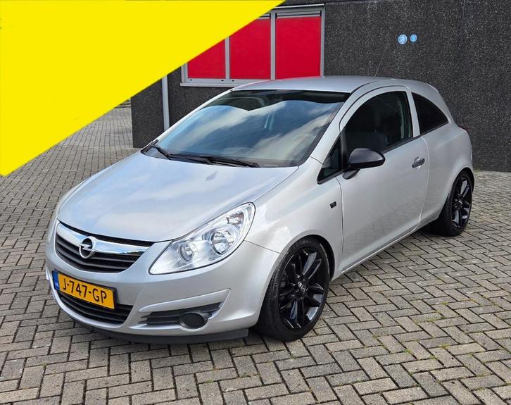 Opel Corsa 1.2 16V  2009 Grijs NIEUWE APK / AIRCO / NAVI !!, Auto's, Opel, Bedrijf, Corsa, ABS, Airbags, Airconditioning, Alarm