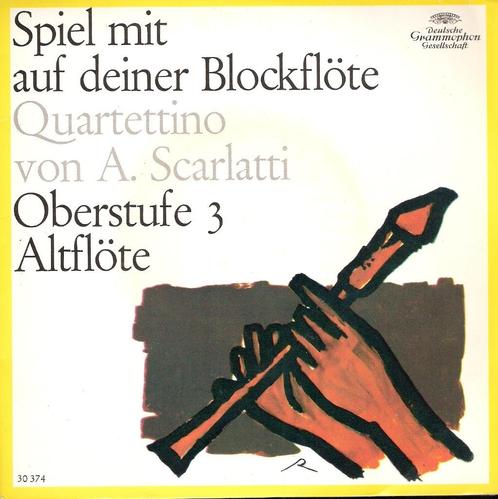Scarlatti -Spiel mit auf deiner Blockflöte +bladmuziek-DGG, Muziek en Instrumenten, Blaasinstrumenten | Blokfluiten, Gebruikt