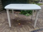 Kunststof tuintafel, 115 x 74., Tuin en Terras, Ophalen, Gebruikt, Rechthoekig, Kunststof