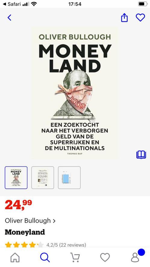 Oliver Bullough - Moneyland, Boeken, Overige Boeken, Nieuw, Ophalen of Verzenden