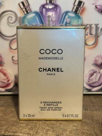 Chanel - coco mademoiselle refills 3x 20ml beschikbaar voor biedingen