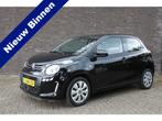 Citroën C1 1.0 VTi Feel, zwart, 5 deurs, airco, camera Incl, Voorwielaandrijving, Gebruikt, Euro 6, Met garantie (alle)