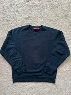 Supreme Small Box Crewneck – Navy – Maat L, Ophalen of Verzenden, Gedragen, Maat 52/54 (L), Blauw