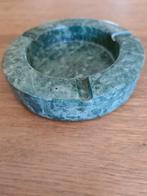 Vintage art deco groene marmeren asbak, Ophalen of Verzenden