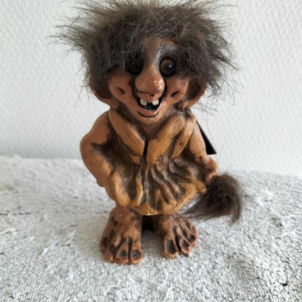 Vintage Fosse Troll uit Noorwegen, Ophalen of Verzenden