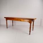 20e eeuw franse kersenhouten uitschuifbare eettafel, Ophalen