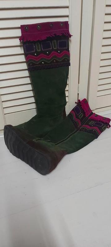 Suede laarzen van pons quintana beschikbaar voor biedingen