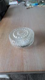 Oude Glazen Lamp, Huis en Inrichting, Gebruikt, Ophalen of Verzenden, Wit, Minder dan 25 cm