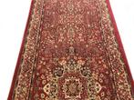 Oosters kleed  tapijt loper perzisch klassiek rood met creme, Gebruikt, 200 cm of meer, Crème, Rechthoekig