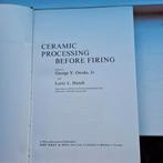 Ceramic processing before firing, 1978, Boeken, Techniek, Ophalen of Verzenden, Zo goed als nieuw