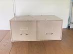 Vintage archief of kantoorkastje, Ophalen, Gebruikt, Minder dan 50 cm, Metaal