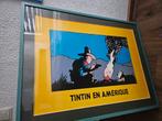 Tintin en amerique schilderij., Antiek en Kunst, Ophalen of Verzenden