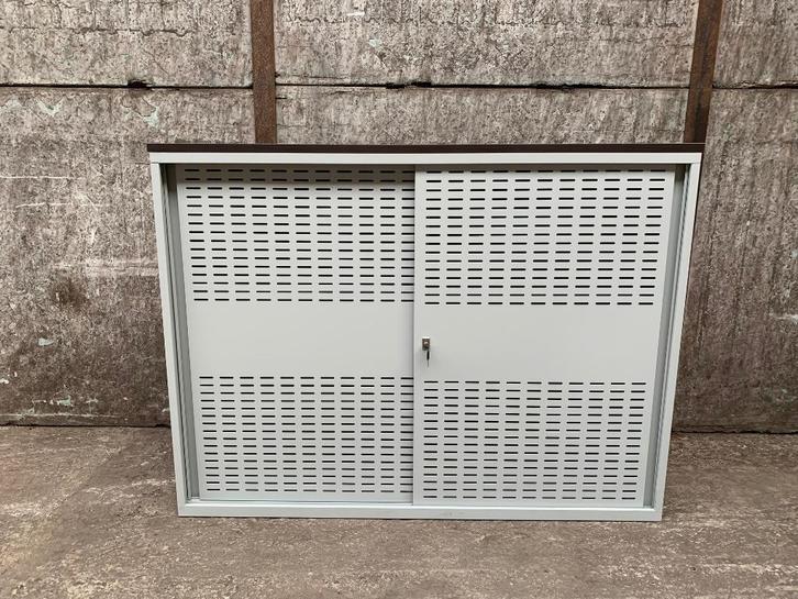 Metalen schuifdeurkast H120xB160xD45,5cm - NIEUW!, Huis en Inrichting, Kasten | Wandmeubels, Nieuw, Minder dan 150 cm, 25 tot 50 cm