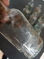 9 zeer oude azijn essence flesjes geleefde staat 12 cm hoog, Ophalen of Verzenden