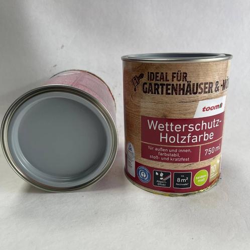 Toom Weerbestendig Verf Lak RAL 7001 Zilver Grijs 750ml, Doe-het-zelf en Verbouw, Verf, Beits en Lak, Nieuw, Verf, Minder dan 5 liter