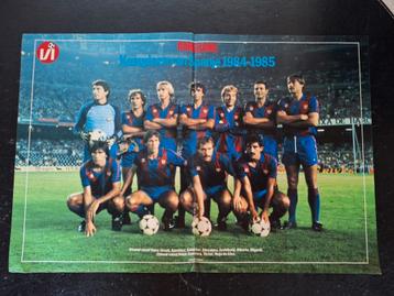 Oude poster FC Barcelona 1984/85 beschikbaar voor biedingen