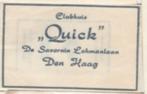 voetbal cricket clubhuis Quick  Savornin Lohmanlaan Den Haag, Verzamelen, Ophalen of Verzenden