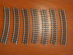 Trix Express 4314 - Gebogen rails (7x), Gebruikt, Gelijkstroom, Trix, Rails