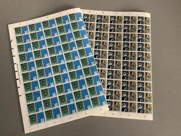 Combinatie NVPH 612/13 in complete vellen, Postzegels en Munten, Postzegels | Nederland, Postfris, Ophalen of Verzenden