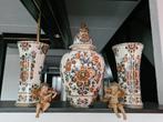 Delfts Polychroom Kabinetset - Flora Keramiek, Antiek en Kunst, Ophalen