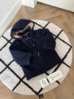 Heel goed Navy blauw duffle coat 3-4 winter jas 98 104 wol, Kinderen en Baby's, Kinderkleding | Maat 98, Gebruikt, Jongen of Meisje