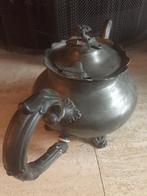 Antieke Franse Tinne Theepot, Ophalen