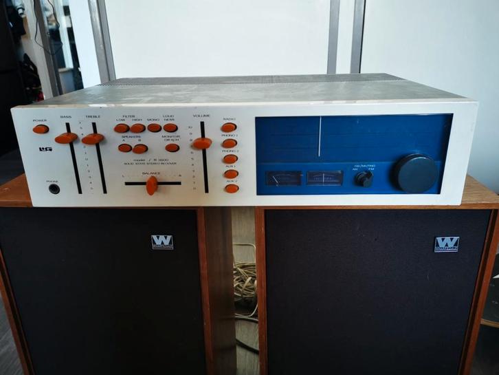 Vintage L&G Luxman R3600E,Wharfedale Linton 3XP ,set working, Audio, Tv en Foto, Stereo-sets, Zo goed als nieuw, Tuner of Radio
