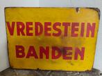 Emaille Vredestein bord, Verzamelen, Merken en Reclamevoorwerpen, Verzenden, Gebruikt, Reclamebord