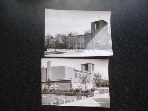 ZUID BEIJERLAND 2x gereformeerde kerk, Verzamelen, Ansichtkaarten | Nederland, Zuid-Holland, 1960 tot 1980, Ophalen of Verzenden