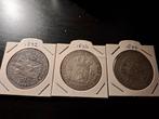 Zilveren rijksdaalders 1872,1873,1874, Postzegels en Munten, Munten | Nederland, Ophalen, Koning Willem III, 2½ gulden