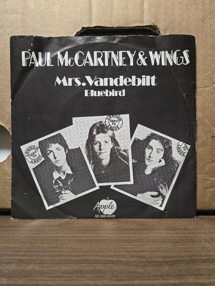 Paul McCartney & Wings - Mrs.Vandebilt, Cd's en Dvd's, Vinyl Singles, Zo goed als nieuw, Single, Pop, 7 inch, Ophalen of Verzenden