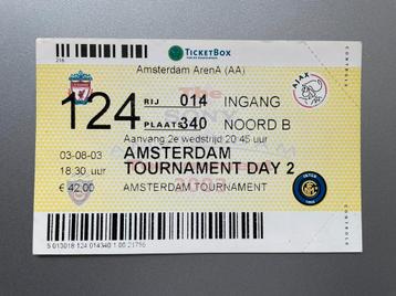 Ticket Ajax - Amsterdam Tournament (2003) beschikbaar voor biedingen