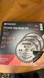 3  cirkelzaagbladen nieuw, Ophalen, Decoupeerzaag, Zo goed als nieuw, 30 tot 70 mm
