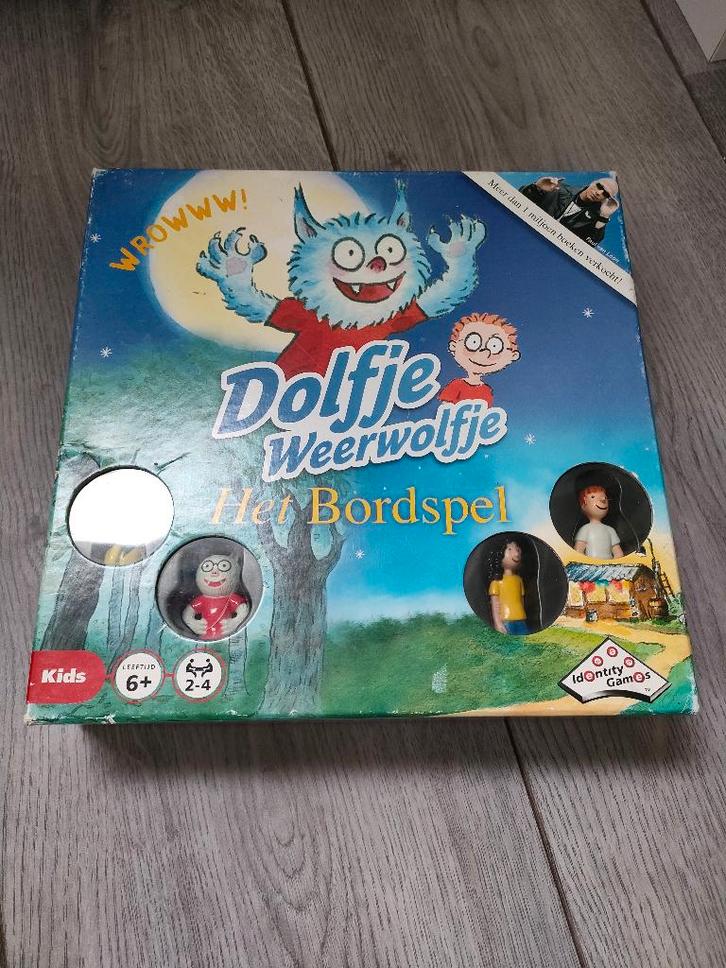 Dolfje Weerwolfje Spel, Hobby en Vrije tijd, Gezelschapsspellen | Bordspellen, Gebruikt, Een of twee spelers, Drie of vier spelers