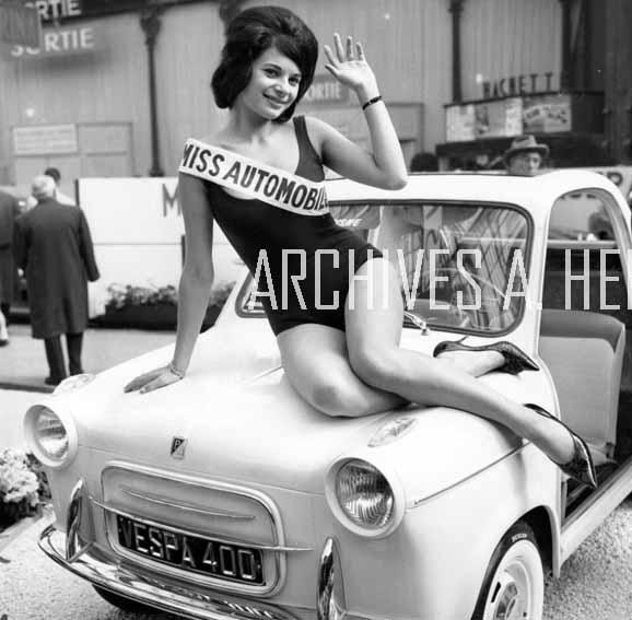 Vespa automobile 1960 Miss Automobile  foto, Verzamelen, Automerken, Motoren en Formule 1, Nieuw, Auto's, Verzenden