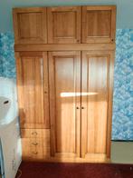 Klassieke Kersenhout kledingkast, Ophalen, 25 tot 50 cm, Kersenhout, 200 cm of meer