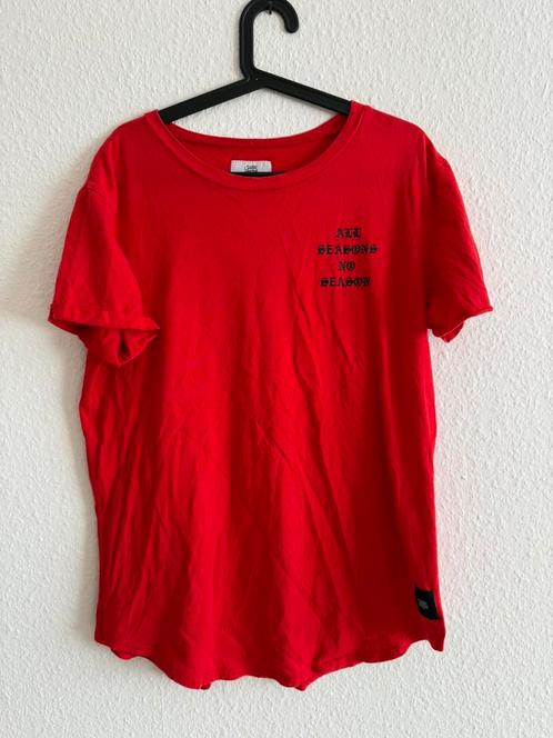 Rood T-shirt met print van Sixth June, maat M, Kleding | Dames, T-shirts, Zo goed als nieuw, Maat 38/40 (M), Rood, Korte mouw