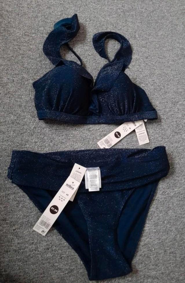 Zwemset bikinitop en zwembroekje wibra, Kleding | Dames, Badmode en Zwemkleding, Nieuw, Bikini, Blauw, Ophalen of Verzenden