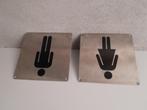 Toiletbordjes, Huis en Inrichting, Ophalen of Verzenden, Nieuw, Grijs, Overige typen